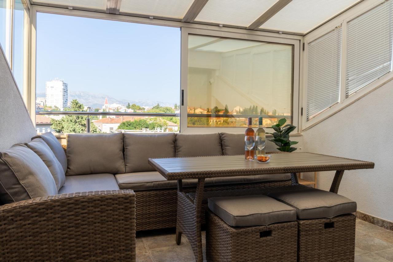 Pepper Penthouse - Luxurious Duplex Apartment, 50M From The Bacvice Sand Beach Split Kültér fotó